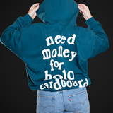 Need Money For Holo Cardboard Hoodie Green